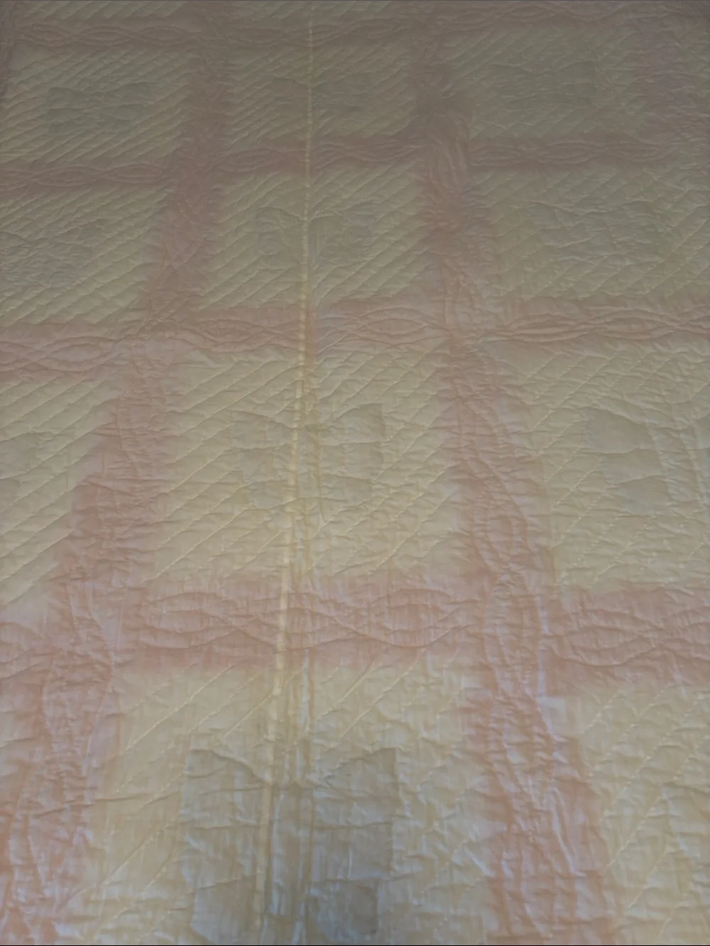 Vintage  handcrafted Butterfly Patchwork Quilt - Pink and White